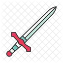 Espada De Cavaleiro Punhal De Metal Faca Espada Ícone