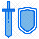 Espada y escudo  Icono