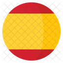 Espagne Drapeau Pays Icône