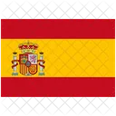 Bandera Pais Espana Icono