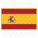 Espanha Bandeira Pais Ícone