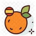 Espanha laranja  Ícone