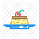 Espanol Flan Cocina Icono