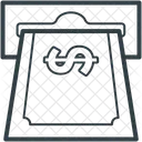 Especes Retraits Guichet Automatique Icône