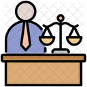 Especialista Legal Autoridade Ícone