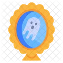 Espejo Fantasma Espejo Espeluznante Espejo Aterrador Icono