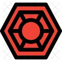 Espejo Hexagonal Icon