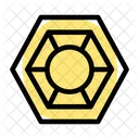 Espejo Hexagonal Icon