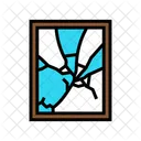 Roto Espejo Fractura Icono