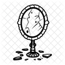 Espejo Roto Roto Danado Icono