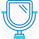 Espelho Cirurgia Plastica Reflexo Ícone