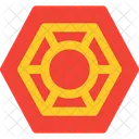 Espelho Hexagono Icon