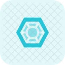 Espelho Hexagono Icon