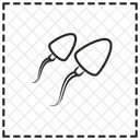 Esperma Reproduccion Fertilizacion Icono