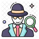 Misterioso Hacker Espia Icono