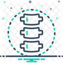 Coluna Vertebral Espinha Dorsal Coluna Vertebral Ícone