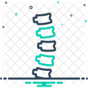 Coluna Vertebral Espinha Dorsal Coluna Vertebral Ícone