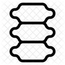 Corpo Humano Espinha Dorsal Anatomia Ícone