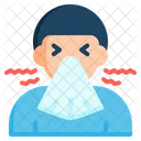 Espirros Gripe Virus Ícone