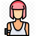 Esportista Atleta Menina Ícone