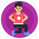 Esportista Atleta Esportista Ícone