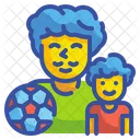 Esportista Futebol Futebol Ícone
