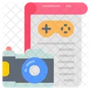 Esports Journalism Esports Media Reportage Symbol