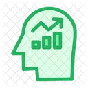 Cerveau Humain Rapport Analyse Icône