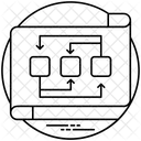 Esquema de negócios  Ícone