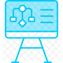 Esquema Do Projeto Diagrama Fluxograma Icon