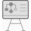 Esquema Do Projeto Diagrama Fluxograma Icon