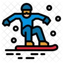 Snowboard Esqui Esqui Icono