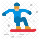 Snowboard Esqui Esqui Icono