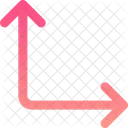 Interfaz Flechas Mover Derecha Arriba Expandir Cambiar Tamano Esquina Mas Grande Pequena Tamano Menor Flecha Flechas Grandes Icon