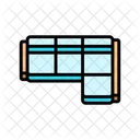 Esquina Sofa Arriba Icono