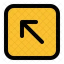 Arriba Izquierda Diagonal Arriba Icon