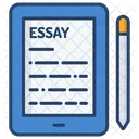 Essay Note Writing Icon