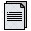 Essay Report Abstract Icon