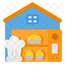 Essen zu Hause backen  Symbol