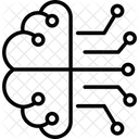 Kunstliche Intelligenz KI Roboter Symbol