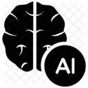 KI Kunstliche Intelligenz Gehirn Symbol