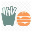 Essen Mahlzeit Burger Symbol
