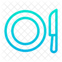 Besteck Esszimmer Teller Symbol