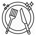Geburtstags Und Party Line Symbol