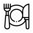 Essen Veranstaltung Bankett Symbol