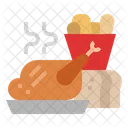 Essen Mahlzeit Weihnachtsessen Symbol