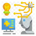 KI Medizin Technologie Symbol