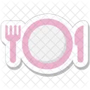 Essen Restaurant Gabel Symbol