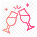 Essen Und Restaurant Feier Prost Symbol
