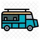 Van Wohnwagen Wohnmobil Anhanger Streetfood Truck Symbol